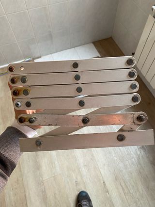 Tendedero exterior plegable de metal