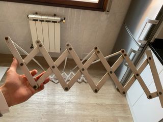 Tendedero exterior plegable de metal