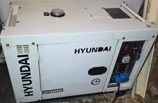 Generador hyundai dhy8600se diésel.