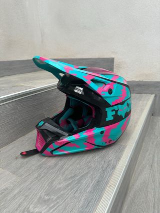 Casco Motocross Fox Diseño Camuflaje
