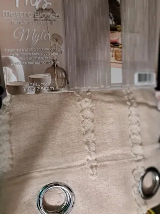 Tenda a pannello con occhielli 2 pannelli