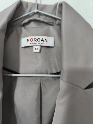 Vestido cruzado Morgan gris claro