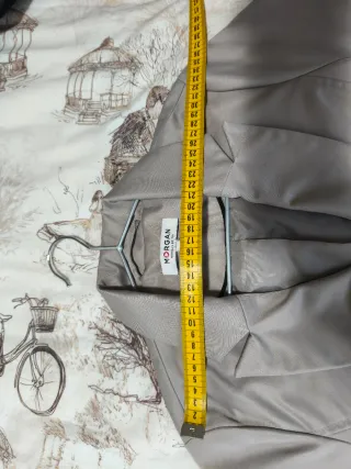 Vestido cruzado Morgan gris claro