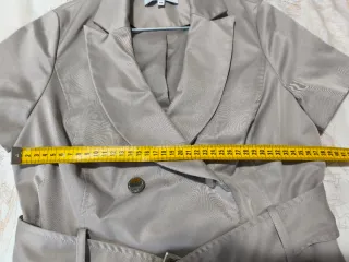 Vestido cruzado Morgan gris claro