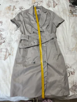 Vestido cruzado Morgan gris claro