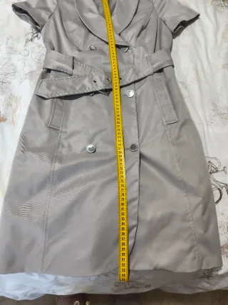 Vestido cruzado Morgan gris claro