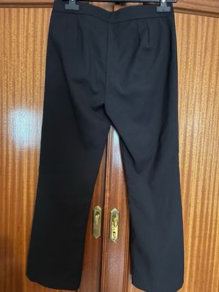 Pantalón Flare Zara Negro