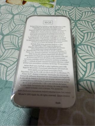 iPod Nano 7ª Gen 16GB Desprecintado