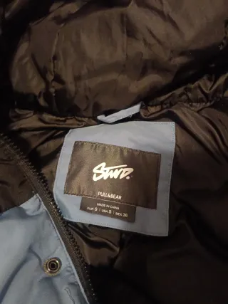 Abrigo plumífero Pull&Bear Talla S