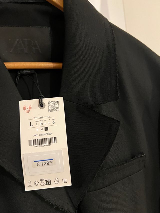 Levita oversize negra