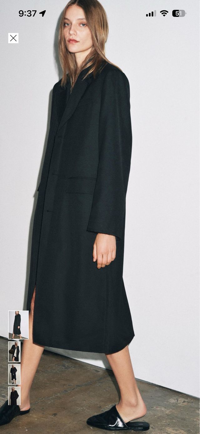 Levita oversize negra