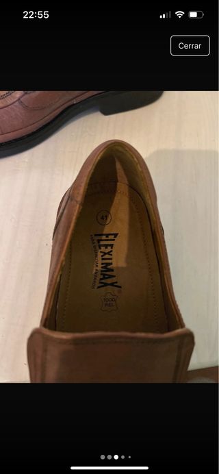 Zapatos de piel marrones para hombre