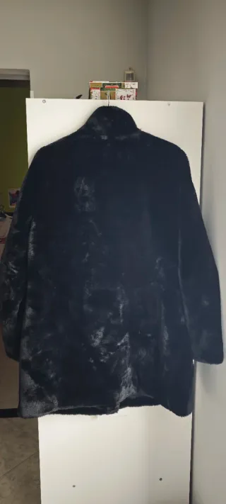 Cappotto Rino & Pelle nero pellicciotto per M/ L