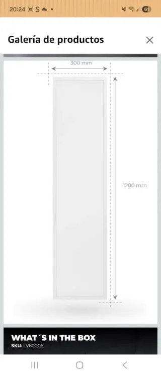 Panel LED Ledvion Blanco