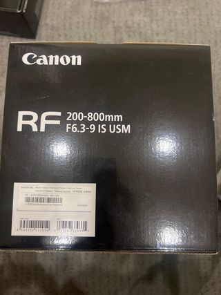 Canon RF 200-800mm F6.3-9 IS USM