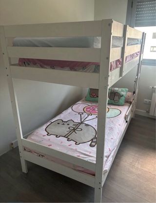 Cama Litera MYDAL IKEA + Colchon 90x 180