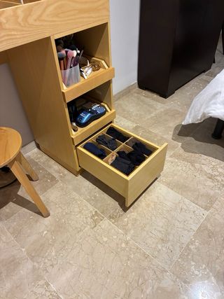 Tocador Roble Americano con Espejo