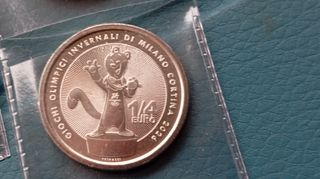 Serie 3 Monete Euro Milano Cortina 2026