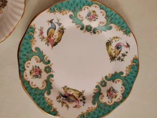 Platos de porcelana inglesa decorados