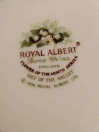 Platos de porcelana inglesa decorados