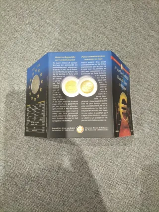 Bélgica 2€ Conmemorativo 2012 Coincard aniversario