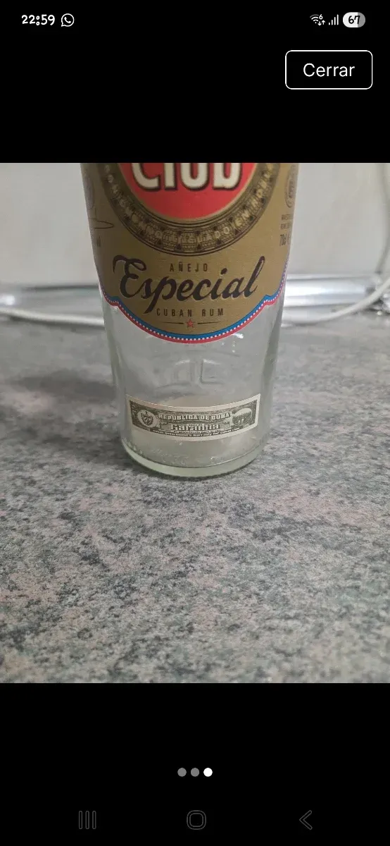 Vaso Havana Club Especial Original