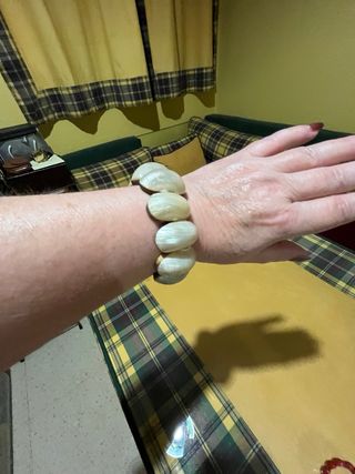 Pulsera Caparazón Crustáceo Anacarado