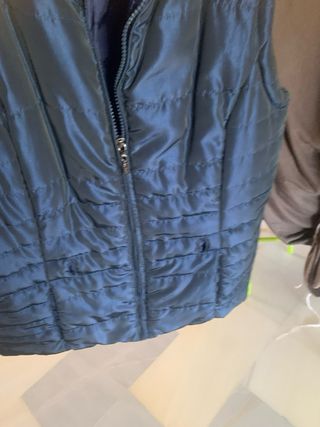 Chaleco mujer azul Pilar Prieto