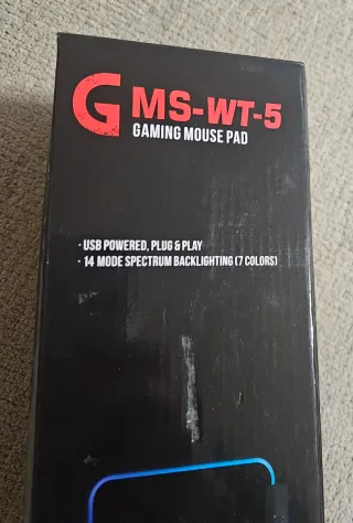 Alfombrilla Gaming GMS-WT-5 RGB 1.8m x 40cm