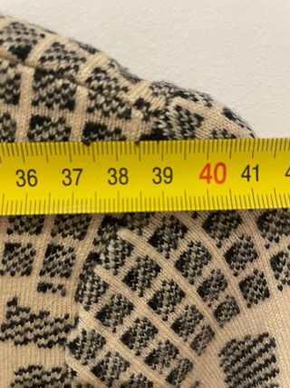 Vestido Beatriz Lucini Beige y Gris