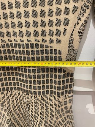 Vestido Beatriz Lucini Beige y Gris