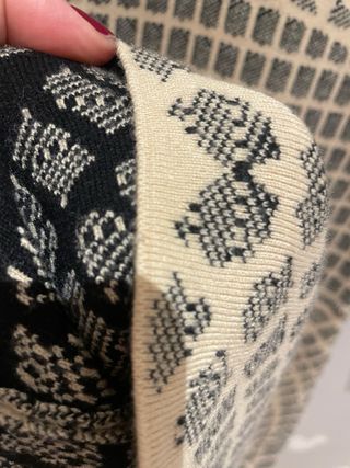 Vestido Beatriz Lucini Beige y Gris