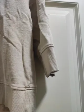ZARA - Sudadera beige claro 100% algodón