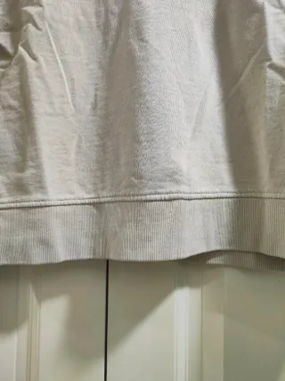 ZARA - Sudadera beige claro 100% algodón
