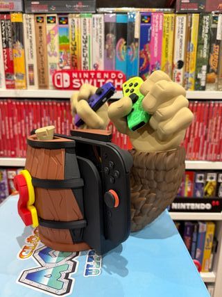 Soporte Nintendo Switch Donkey Kong Barril