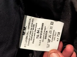 Giacca Trench Impermeabile Marina Militare XL 54