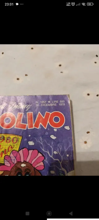 Fumetto Topolino vintage del 1979 numero 1257