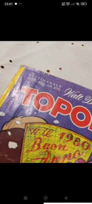 Fumetto Topolino vintage del 1979 numero 1257