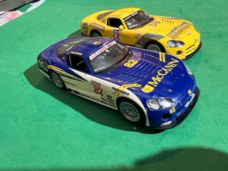2 Coches Scalextric Hornby Dodge Viper