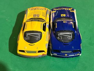 2 Coches Scalextric Hornby Dodge Viper