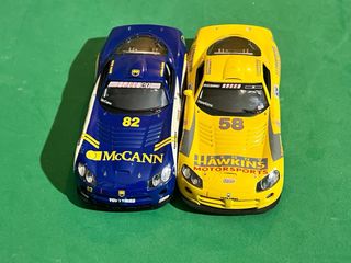 2 Coches Scalextric Hornby Dodge Viper