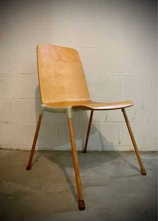 Coppia sedie design finlandese impilabili