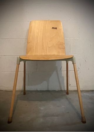 Coppia sedie design finlandese impilabili