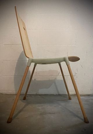 Coppia sedie design finlandese impilabili