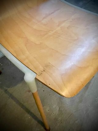 Coppia sedie design finlandese impilabili