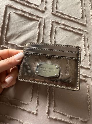 Porta tessere Michael Kors argento
