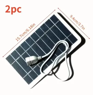 2 Paneles Solares Portátiles