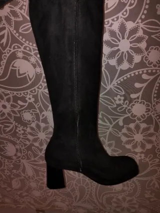 Botas altas de vestir negras