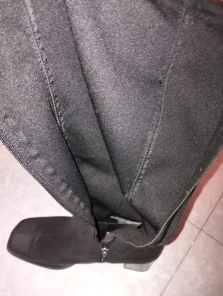 Botas altas de vestir negras