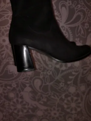 Botas altas de vestir negras